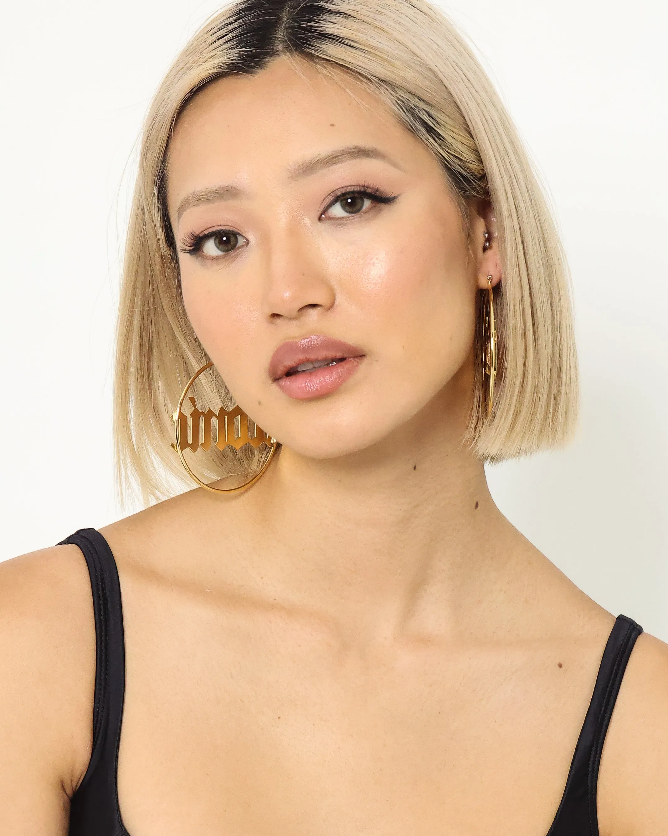 Raising Hell Women's 'Iconic' Hoop Earrings Gold