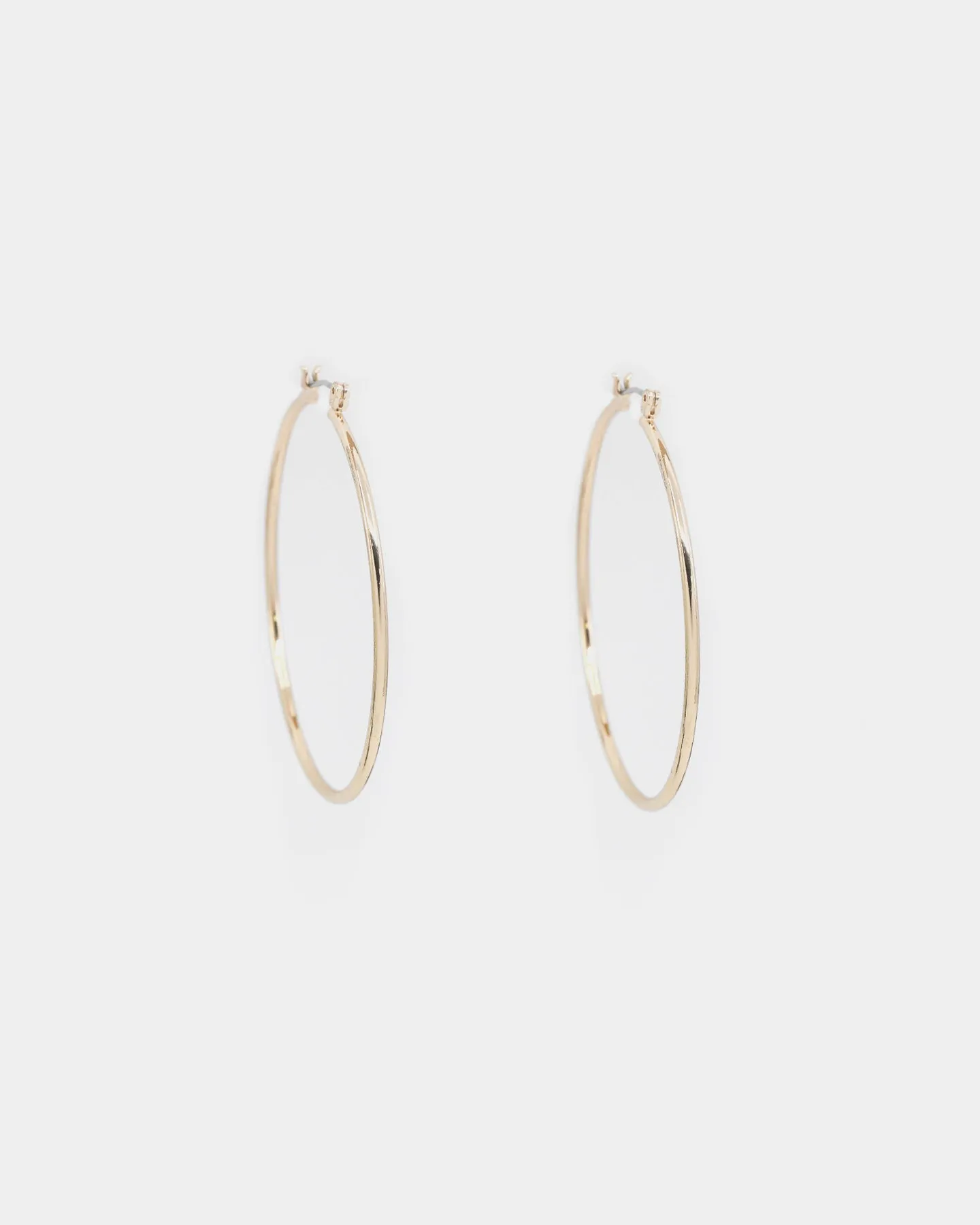Raising Hell Women's Large Hoop Earrings Gold