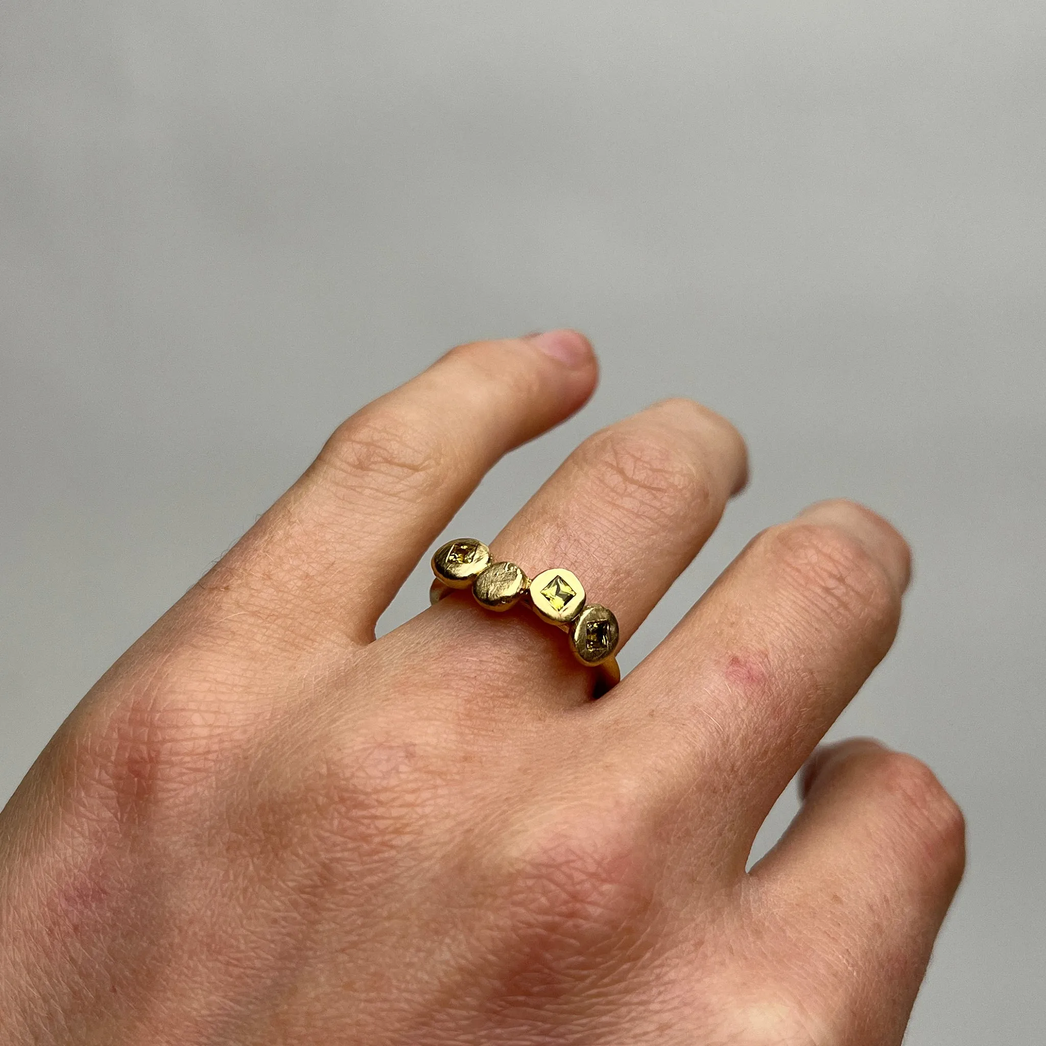Rare Transformation Cluster II Ring Pieces of Eight