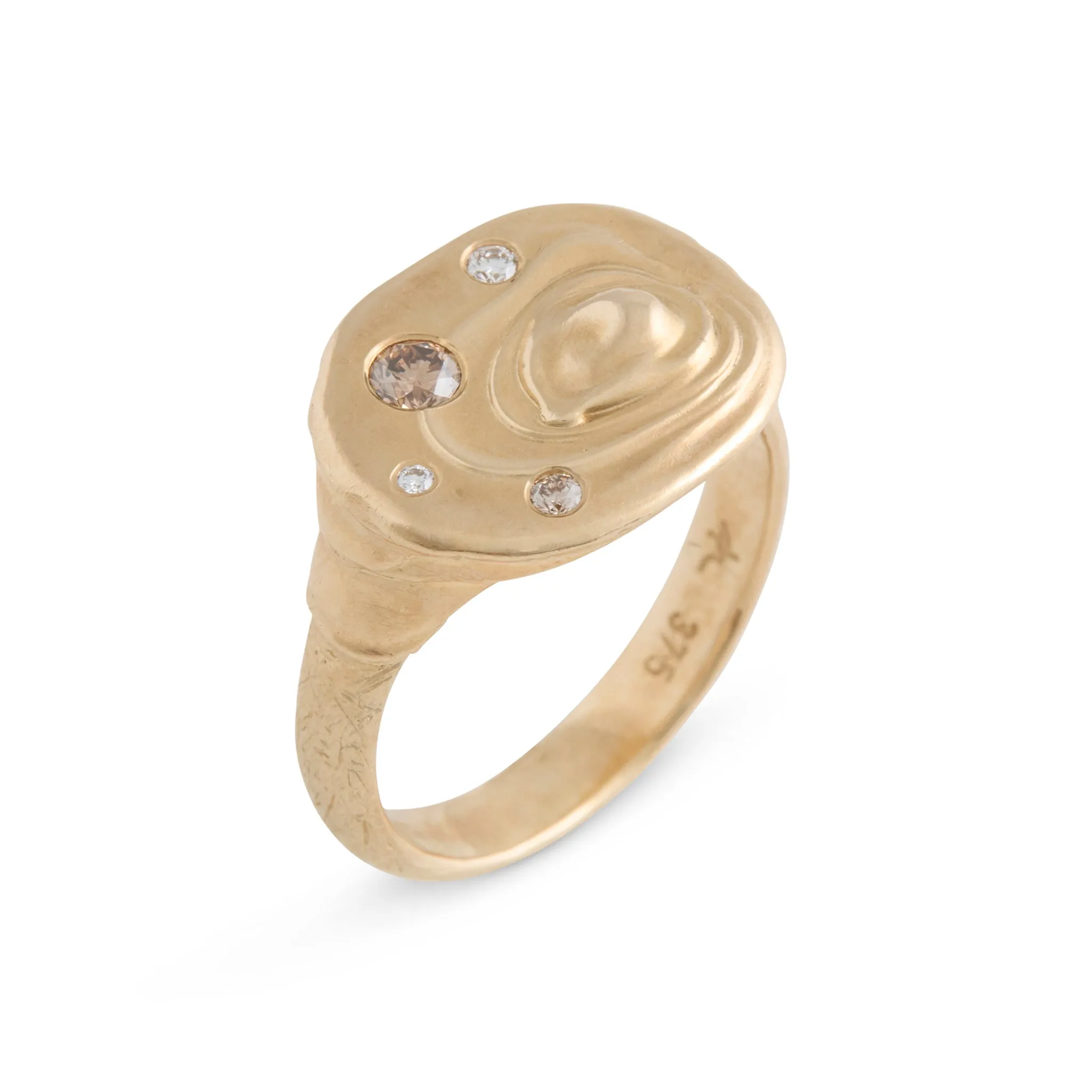 Ripple Diamond Ring Pieces of Eight