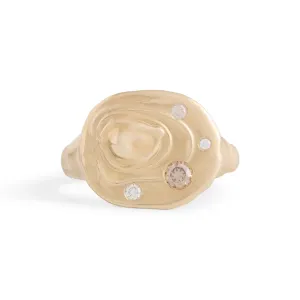 Ripple Diamond Ring Pieces of Eight