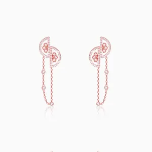 Rose Gold Dreamy Dangling Earrings Giva