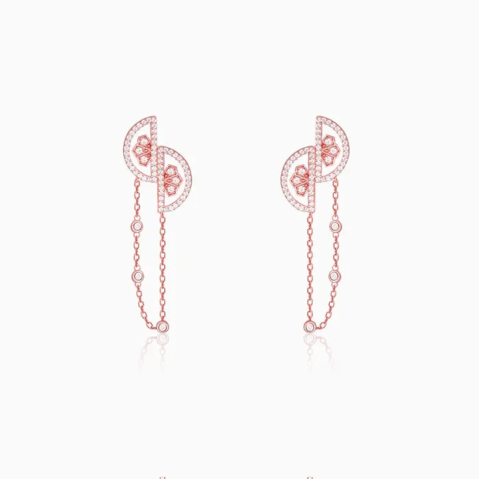 Rose Gold Dreamy Dangling Earrings Giva