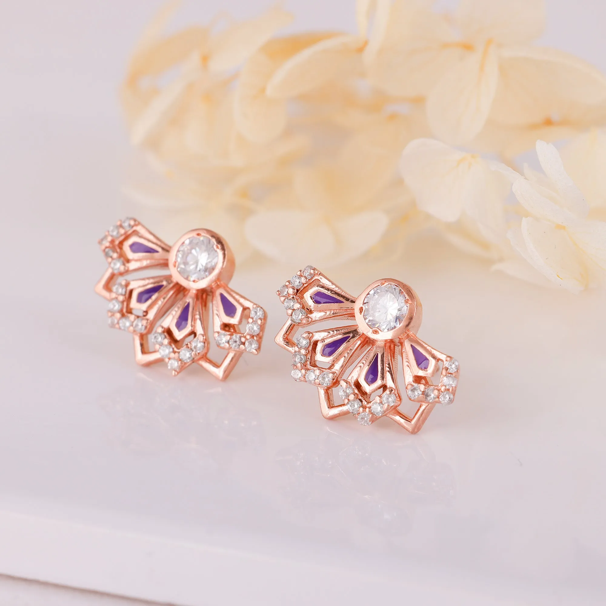 Rose Gold Dreamy Wonder Earrings Giva