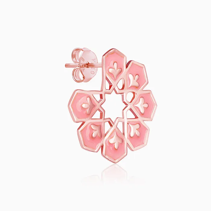 Rose Gold Mughal Monument Stud Earring Giva