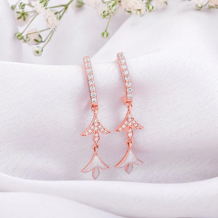 Rose Gold Musli Drops Earrings Giva