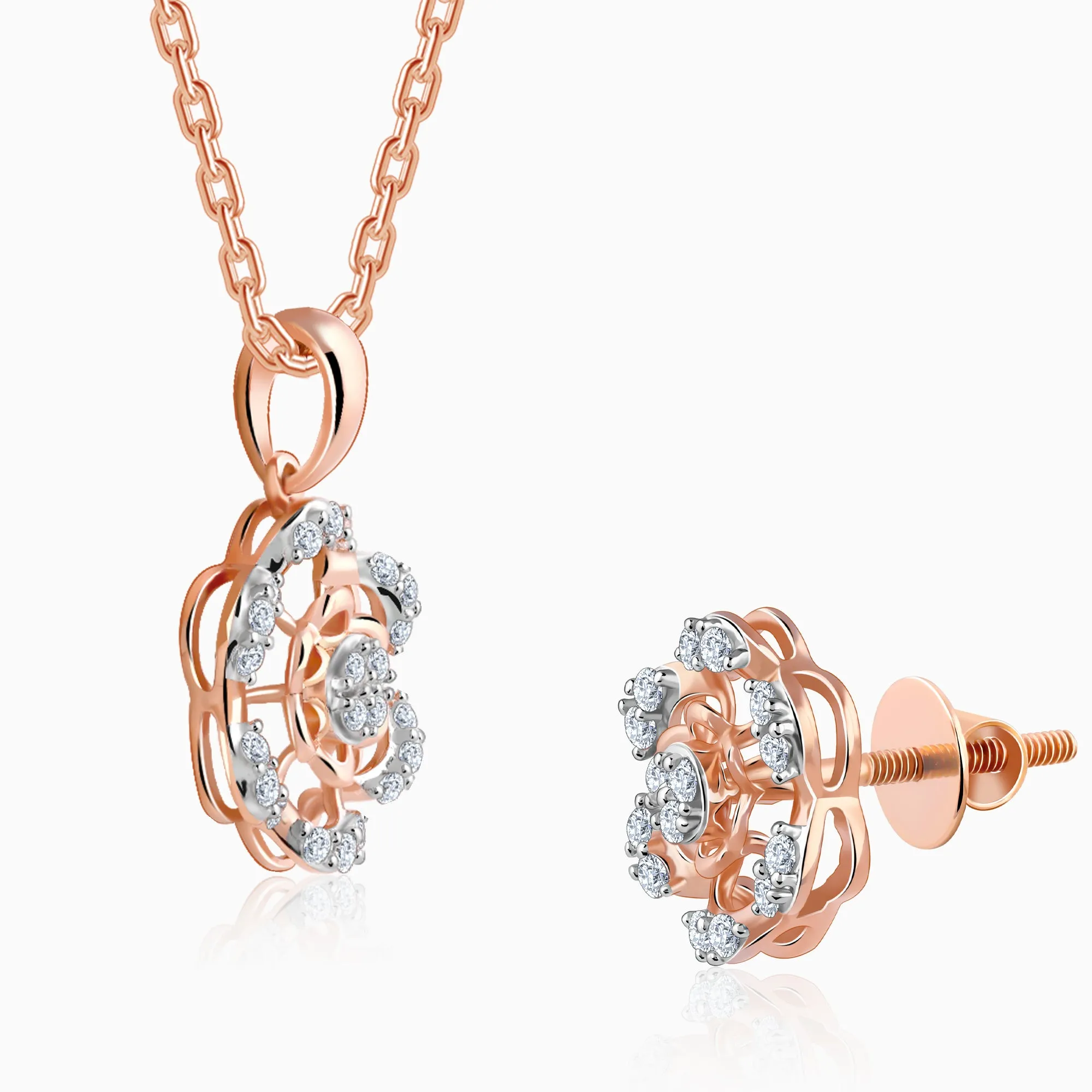 Rose Gold Stately Diamond Set Giva