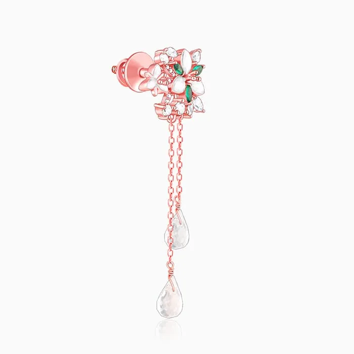 Rose Gold Terrific Trillium Danglers Giva