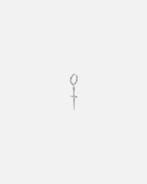 Saint Morta Dagger Earring White Gold