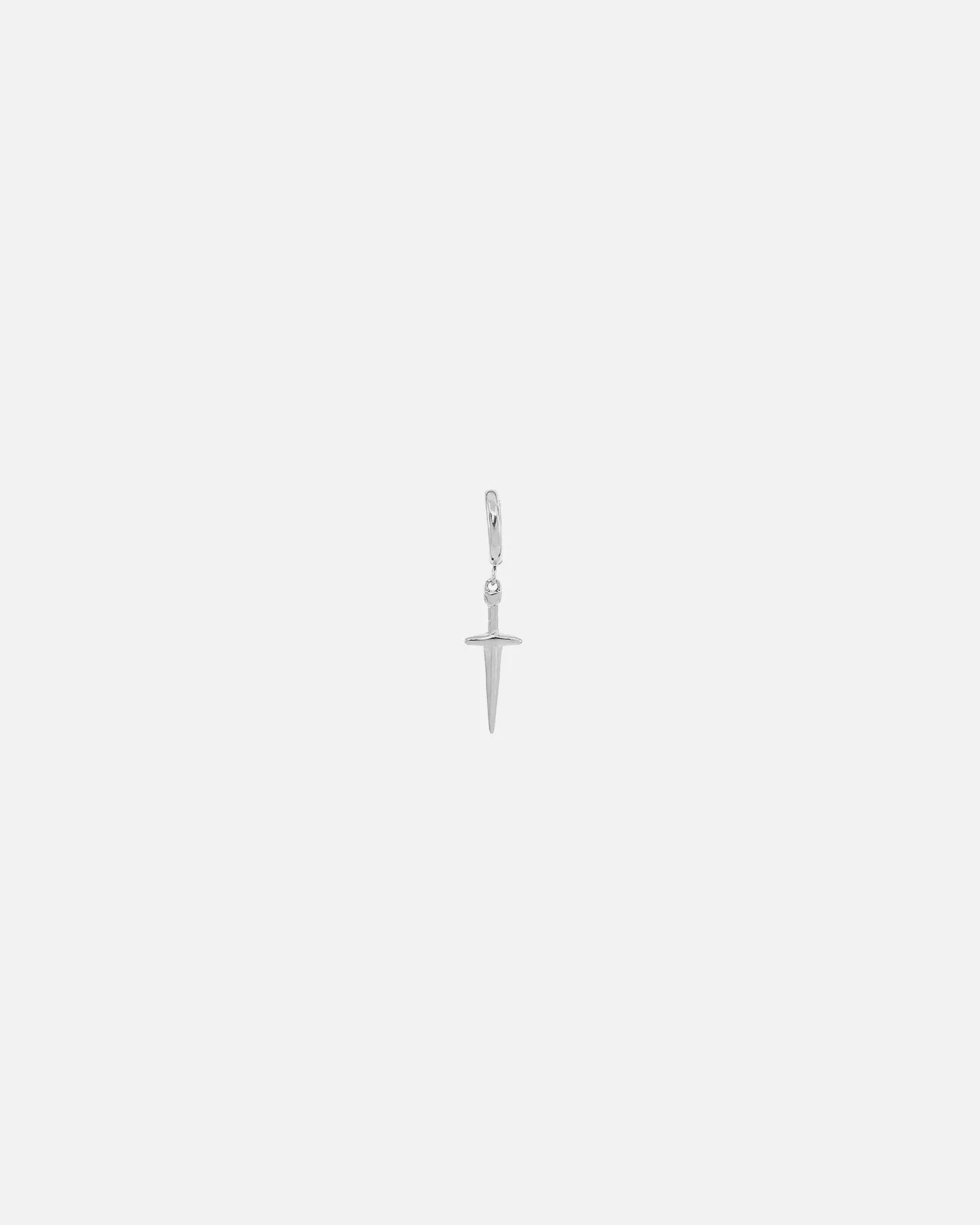 Saint Morta Dagger Earring White Gold