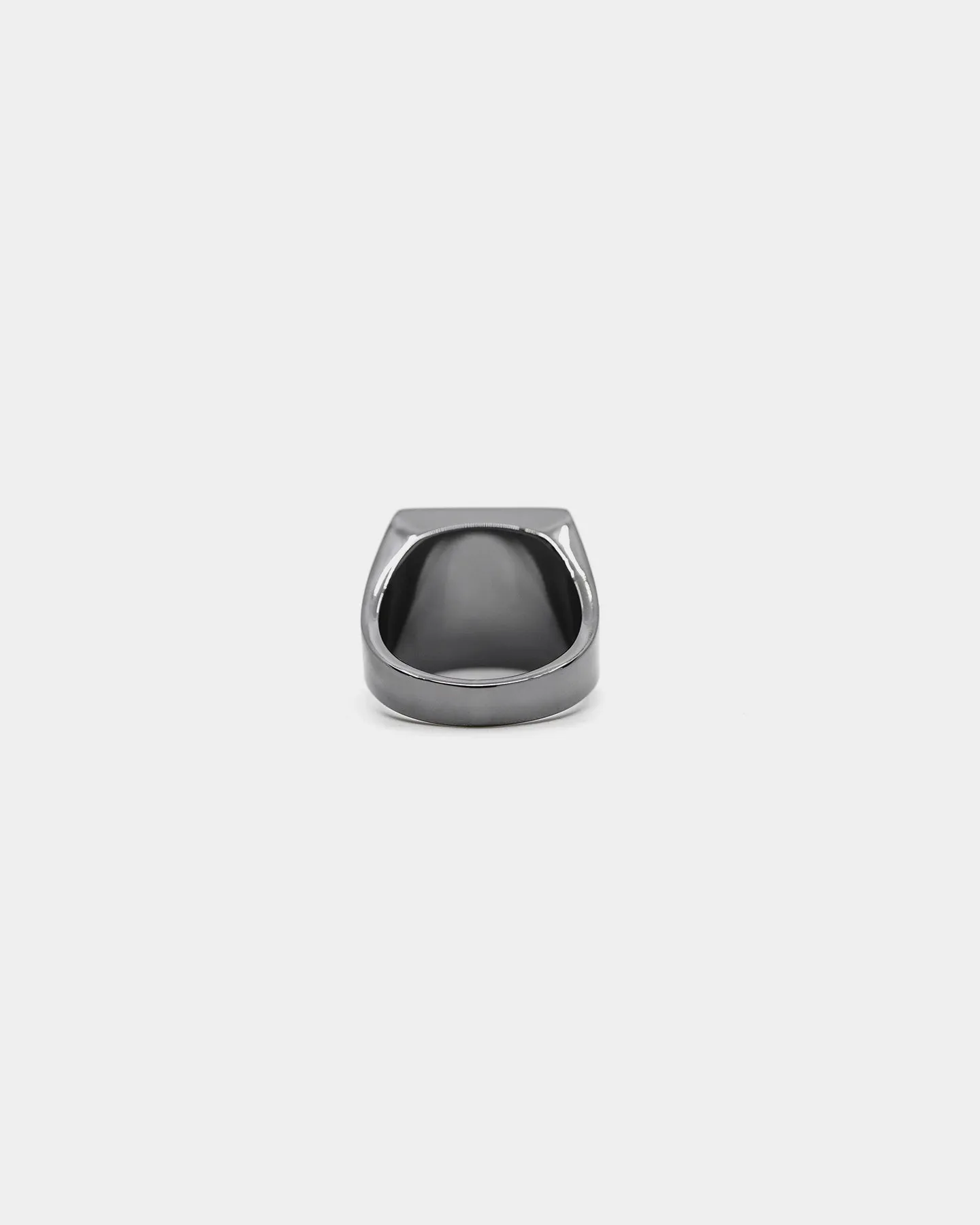 Saint Morta Men's Guardian Ring Iced Black