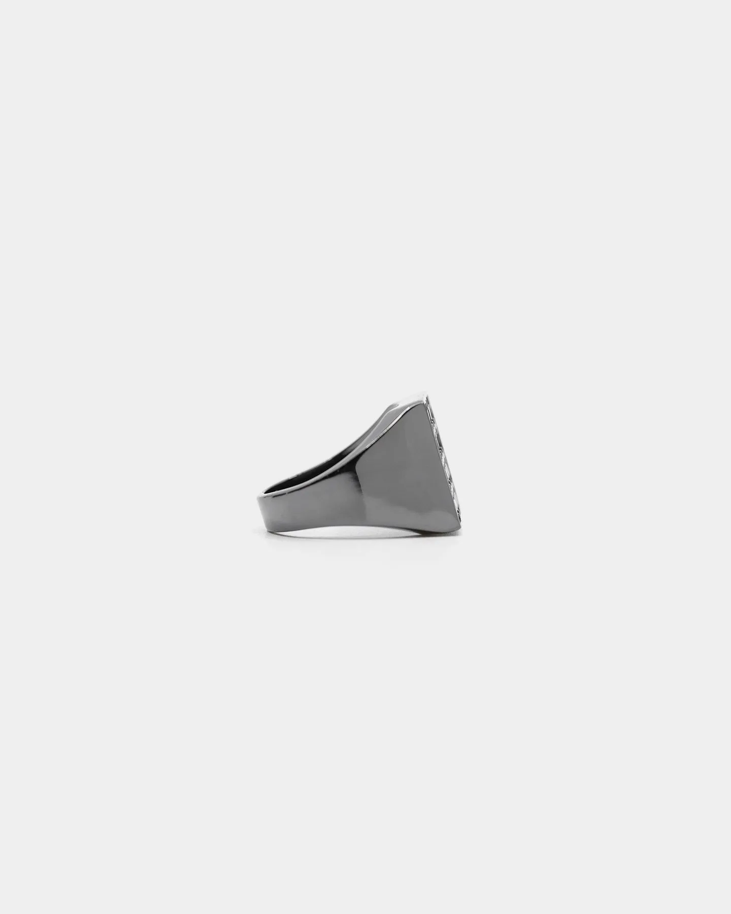 Saint Morta Men's Guardian Ring Iced Black