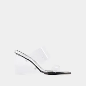 Sandals - Alexander Mcqueen - Clear - Leather