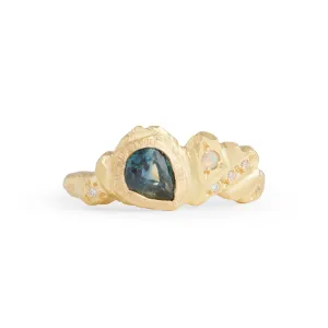 Sapphire Crown Ring Pieces of Eight