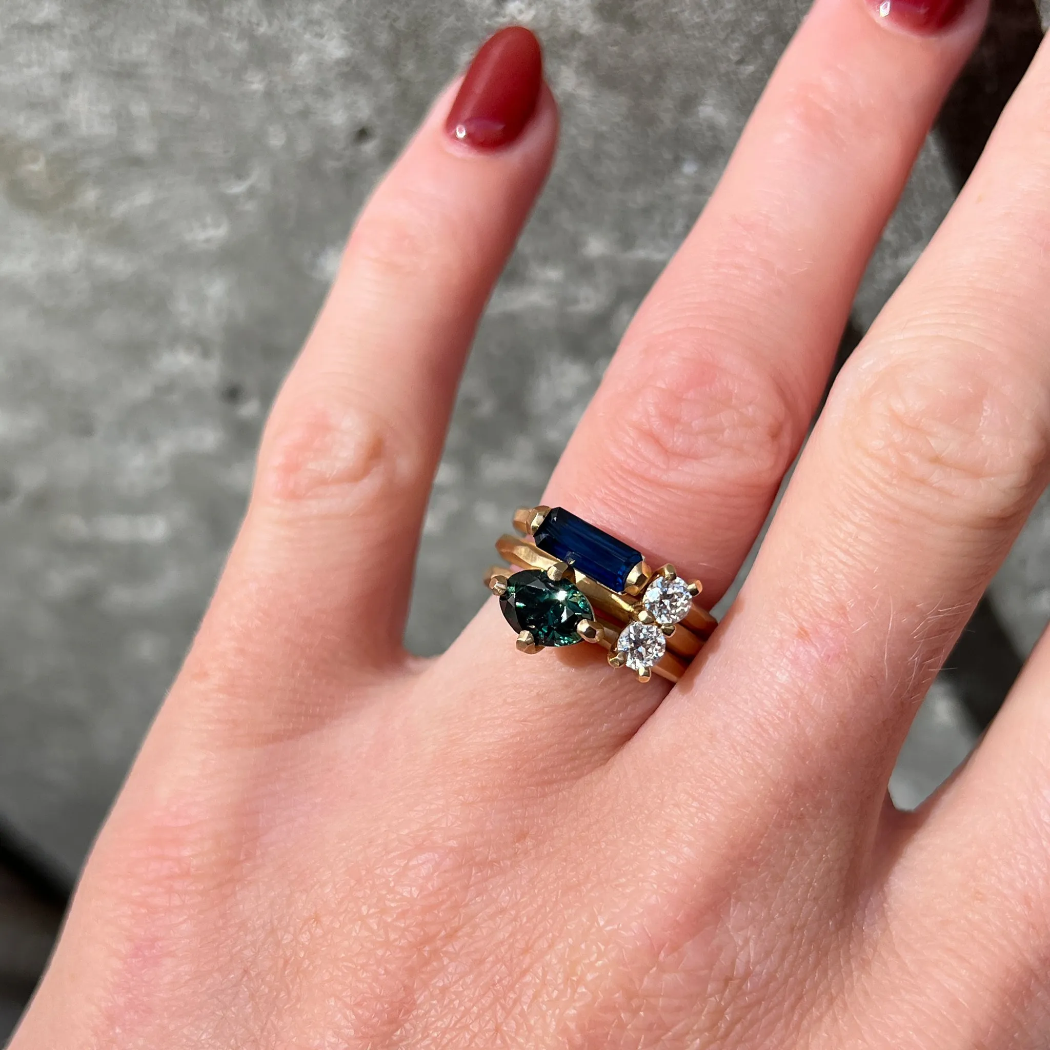Sapphire Marquise Ring Pieces of Eight