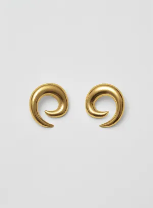 Saturn 14K Gold Plated Earrings