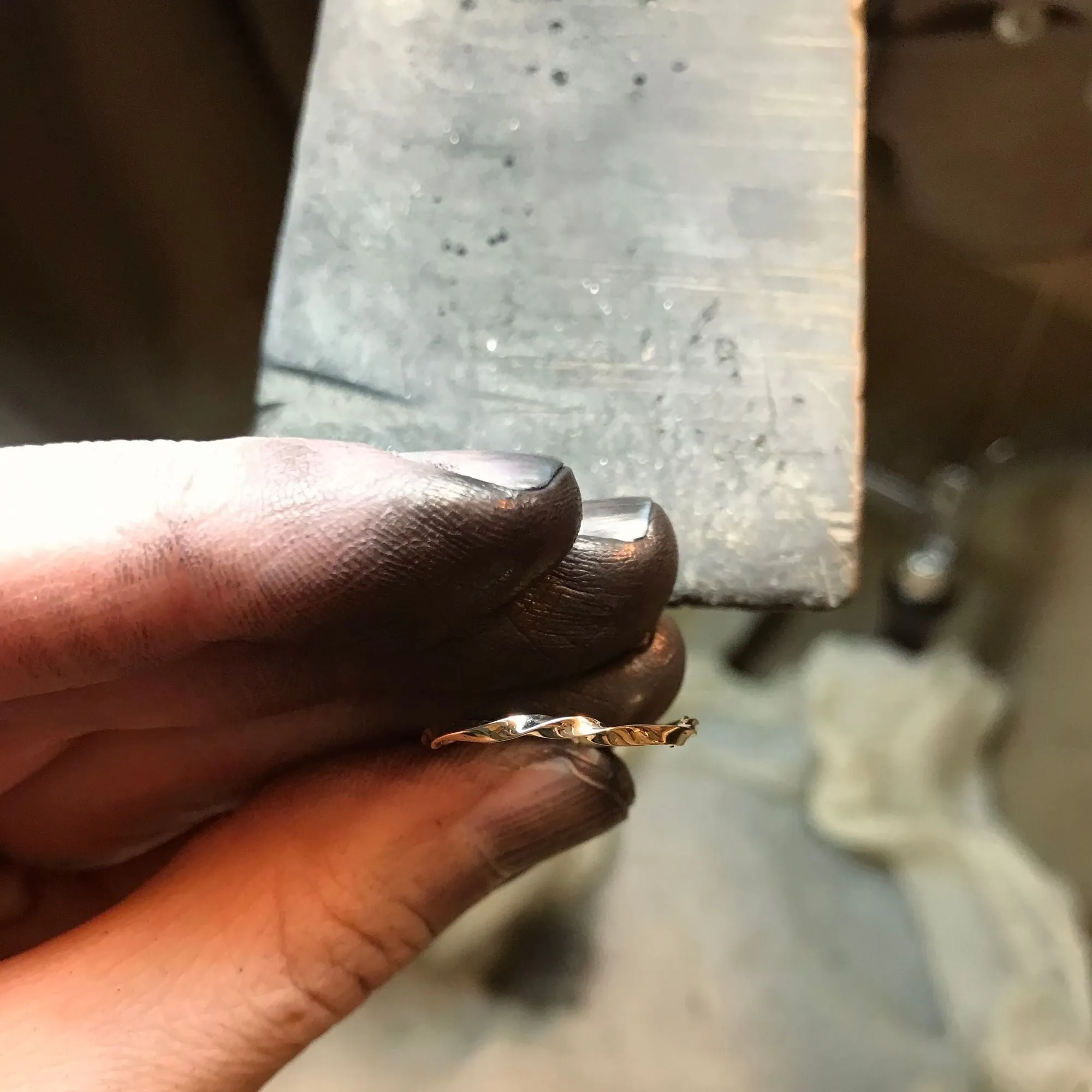 SEA 8K Gold Ring