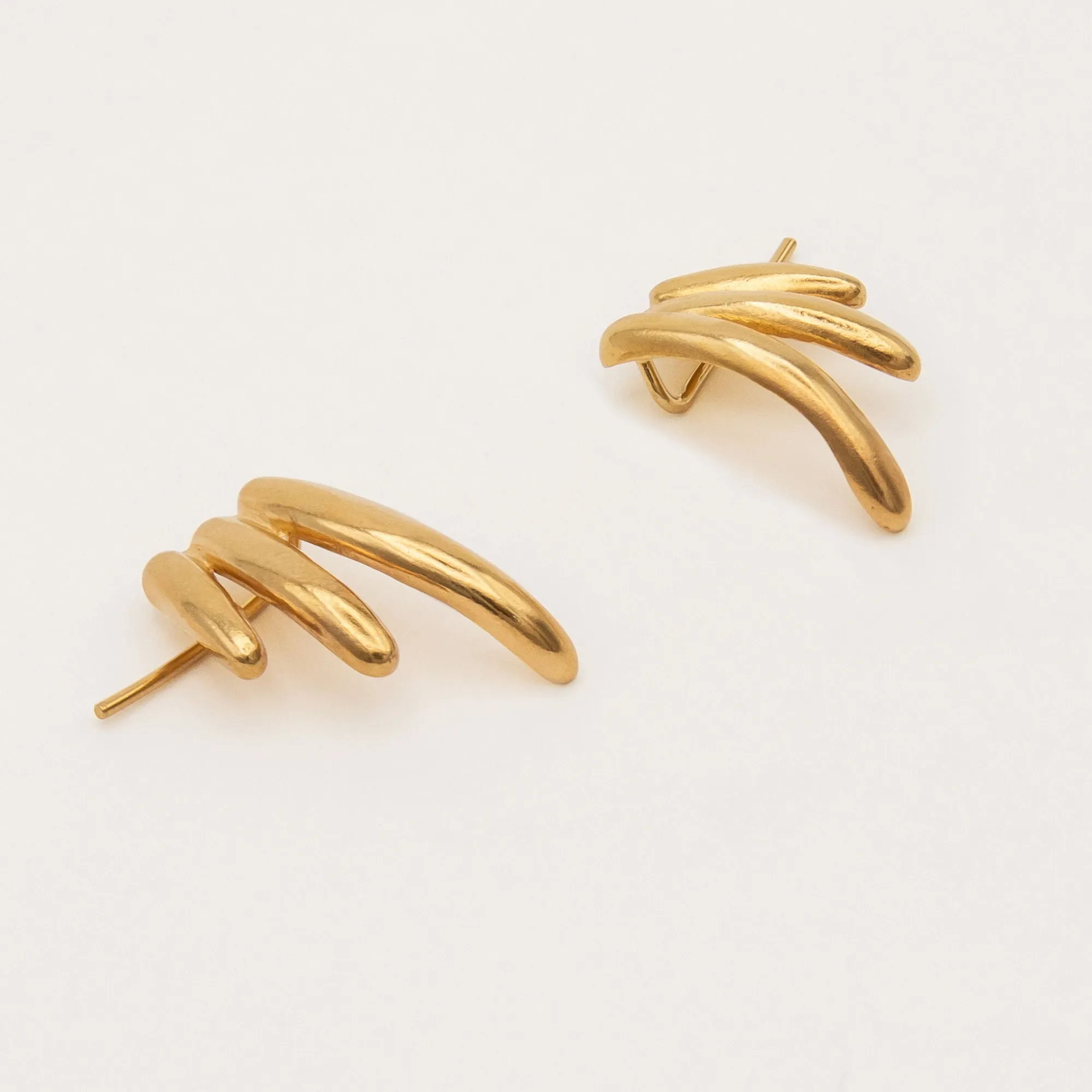 Selva Gold Plated Earrings