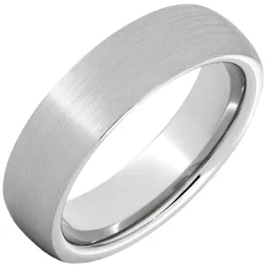 Serinium® Domed Band with Satin Finish