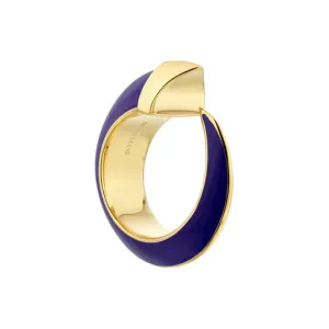 Shaun Leane Sabre Solis 18ct Yellow Gold Vermeil Sterling Silver Atlantic Ceramic Ring