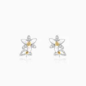 Silver One in a Trillium Earrings Giva