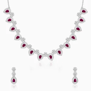 Silver Royal Pink Gorgeous Set Giva