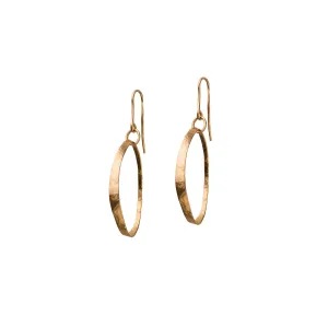 Single Eclipse 14K Gold Earrings