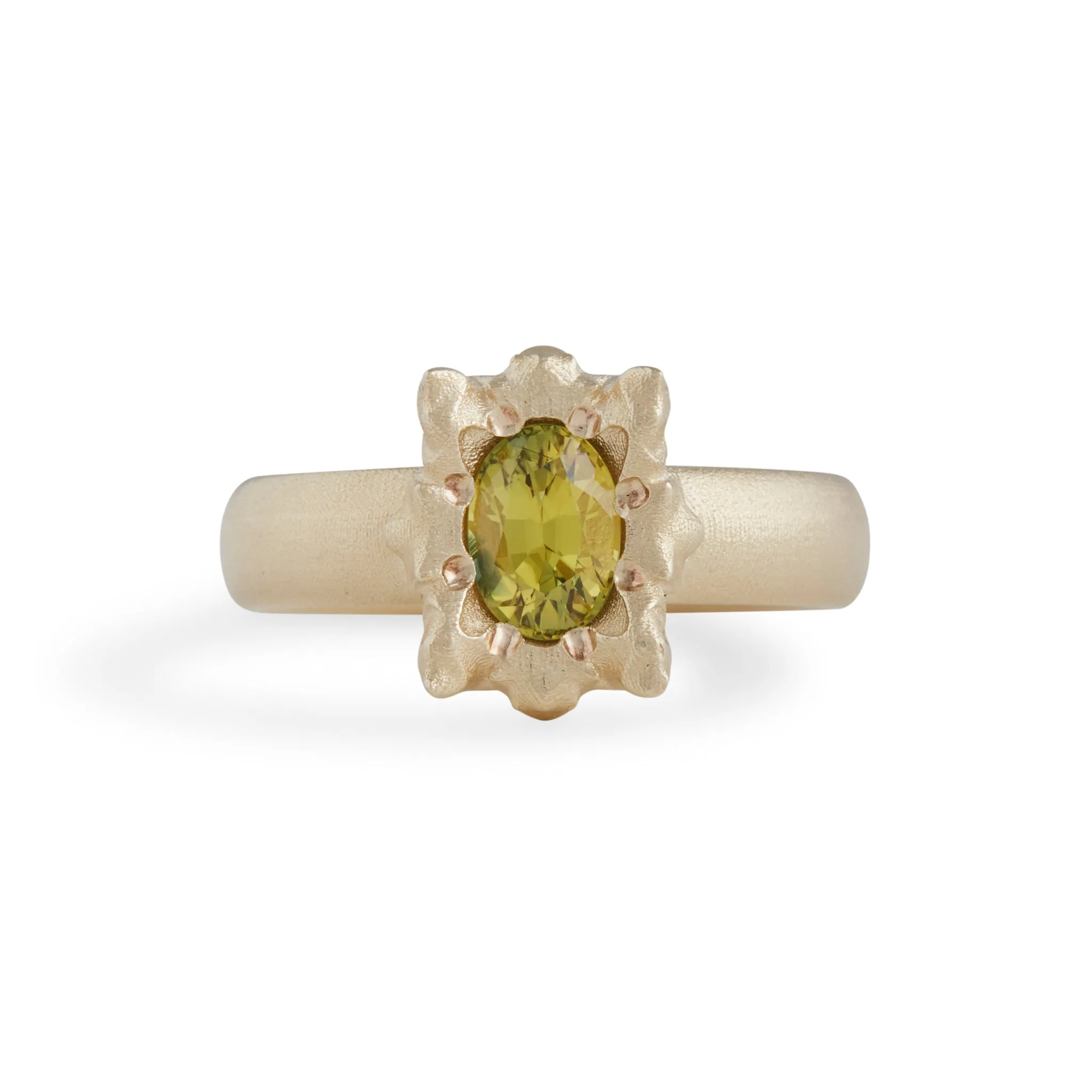Solar Small Parti Sapphire Ring Pieces of Eight
