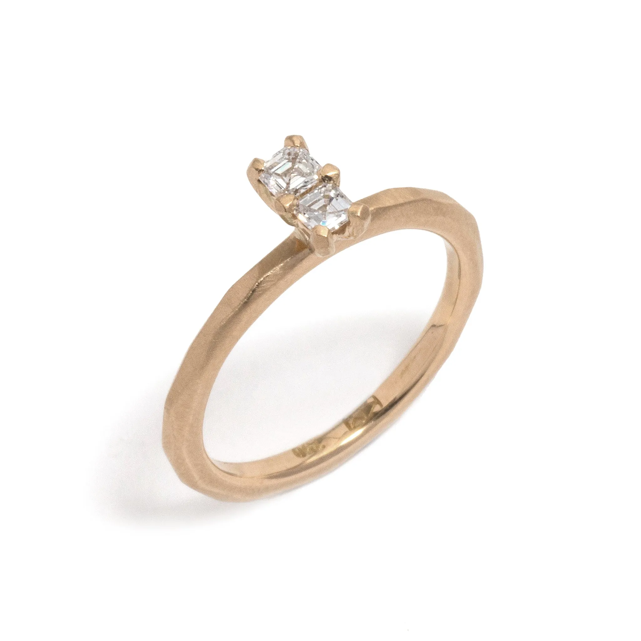 Soul Mate Asscher Cut Diamond Ring Pieces of Eight