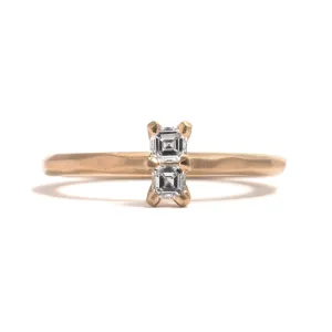 Soul Mate Asscher Cut Diamond Ring Pieces of Eight