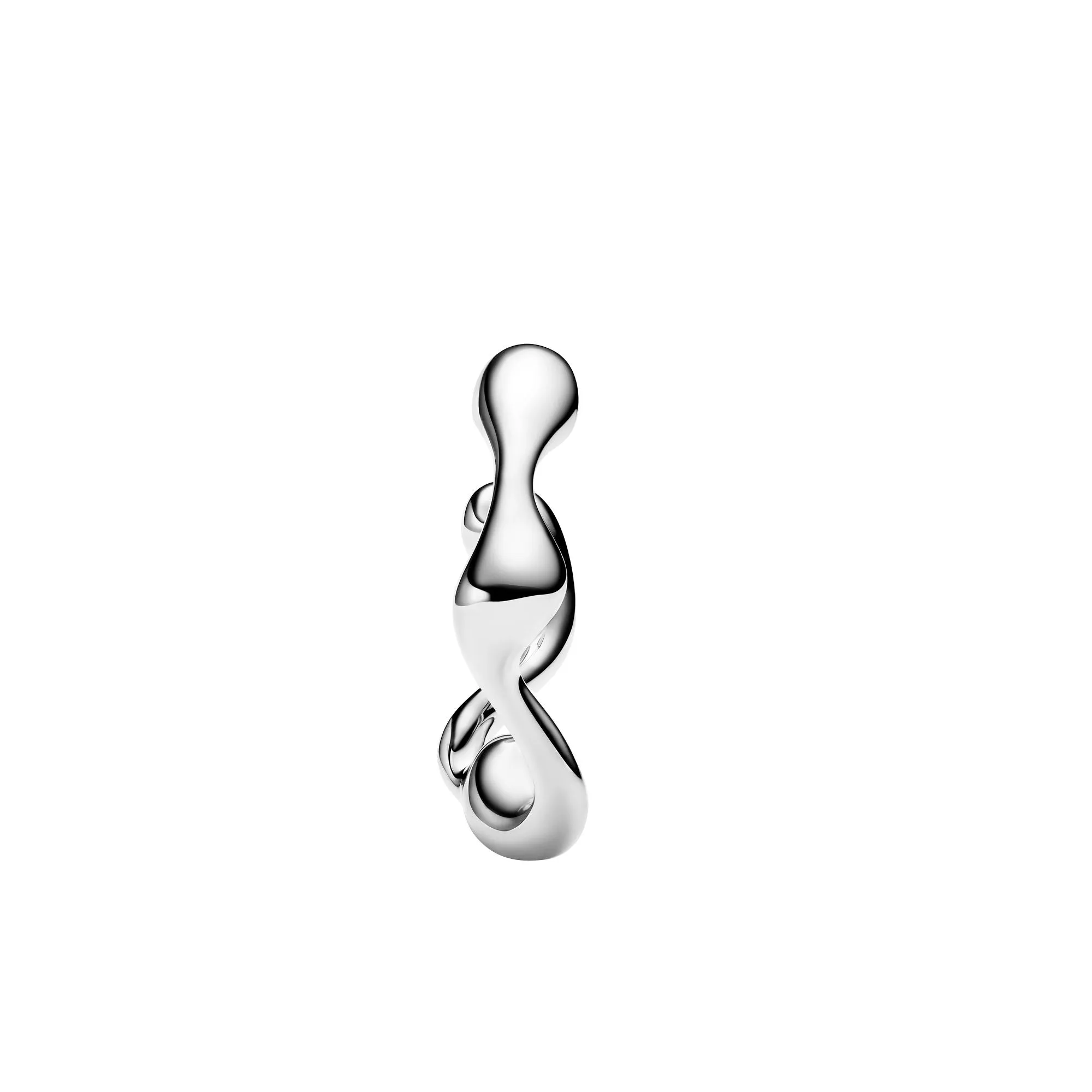 Splash Small Silver Hoops