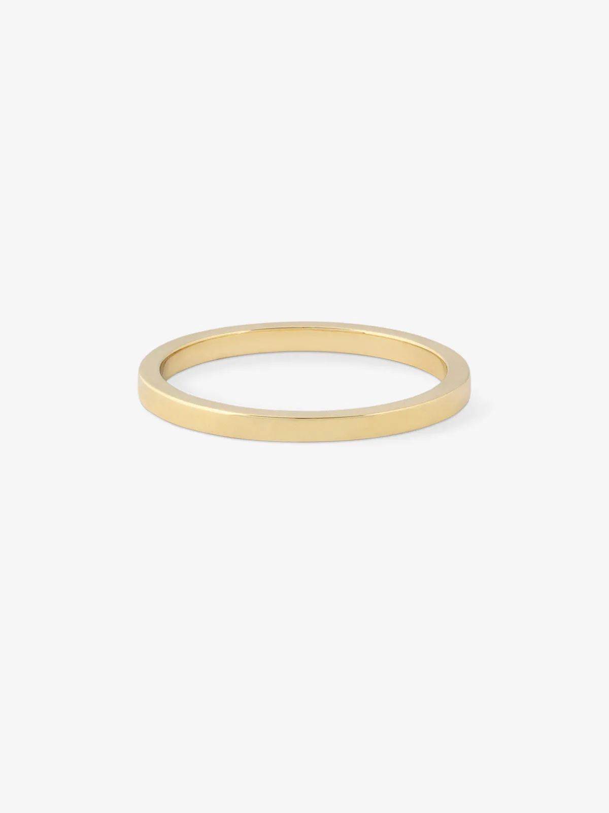 Stacking 1.5 14K Gold, Whitegold or Rosegold Ring