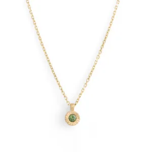 Stone Love Green Parti Sapphire Pendant Pieces of Eight