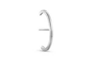 Suspender 14K Whitegold Earring