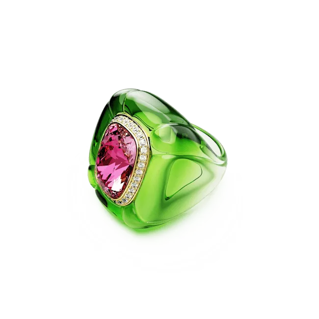 Swarovski Dulcis cocktail Ring Cushion cut Pavé Multicolored