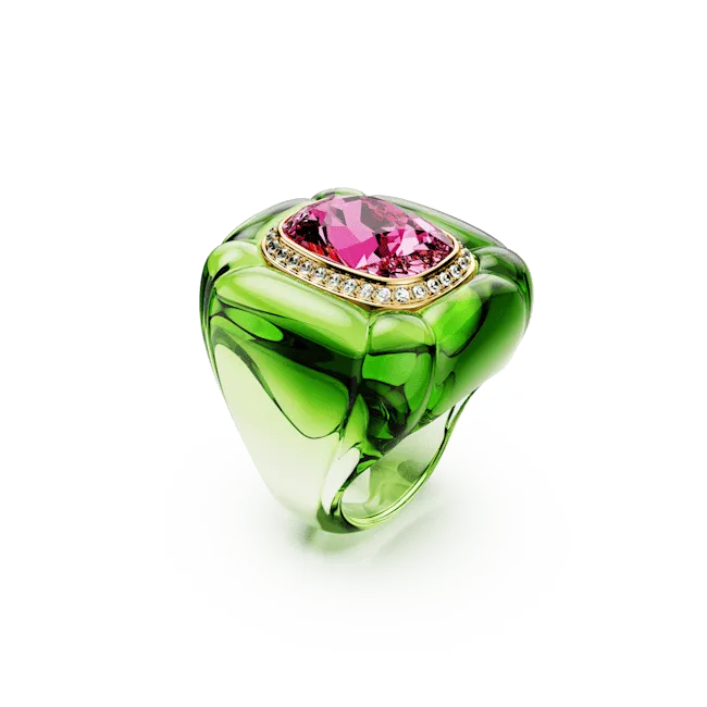 Swarovski Dulcis cocktail Ring Cushion cut Pavé Multicolored