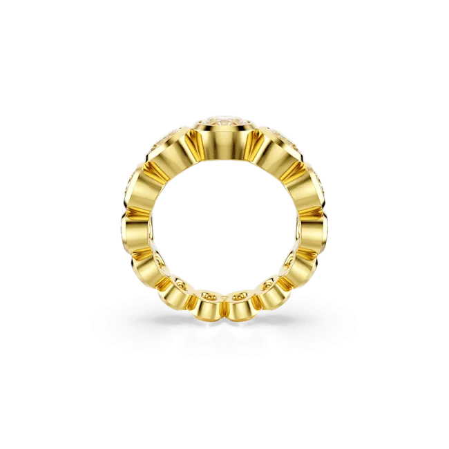 Swarovski Imber Ring Mixed round cuts White Gold-tone plated