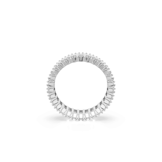 Swarovski Matrix Ring Baguette cut White Silver-tone finish