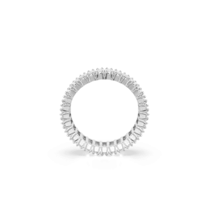 Swarovski Matrix Ring Baguette cut White Silver-tone finish