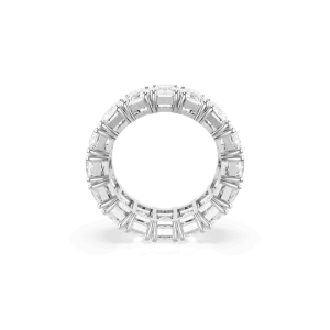 Swarovski Matrix Vittore Ring Baguette cut White Rhodium plated Size 50