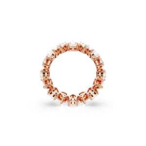 Swarovski Matrix Vittore Ring Pear cut White Rose gold-tone finish