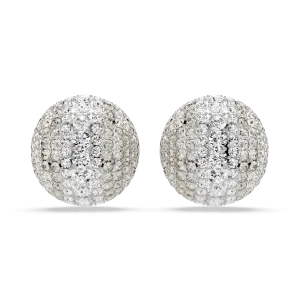 Swarovski Sublima Clip Earrings White Rhodium Plated