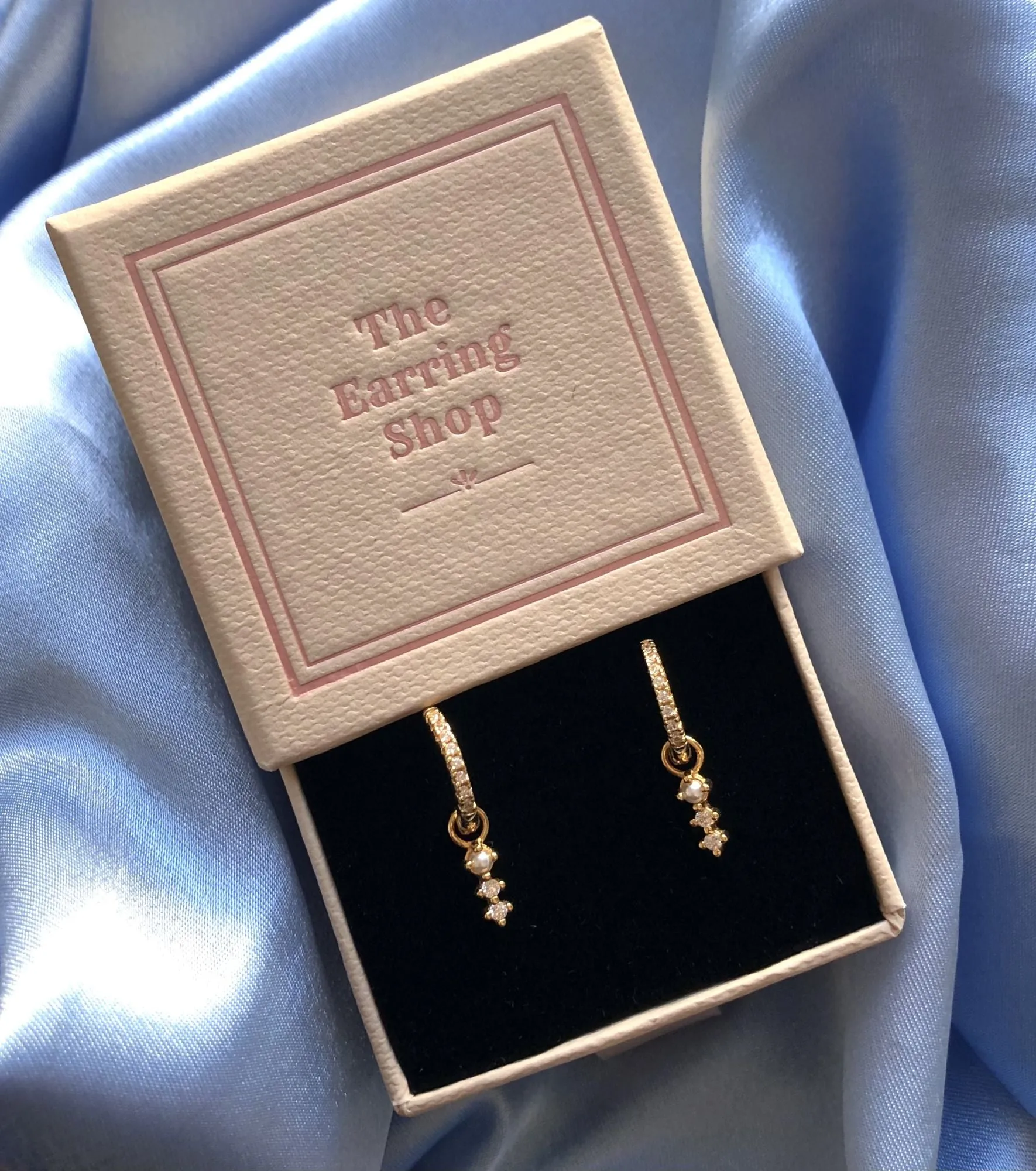 Tassel Charm 18K Gold Plated Stud