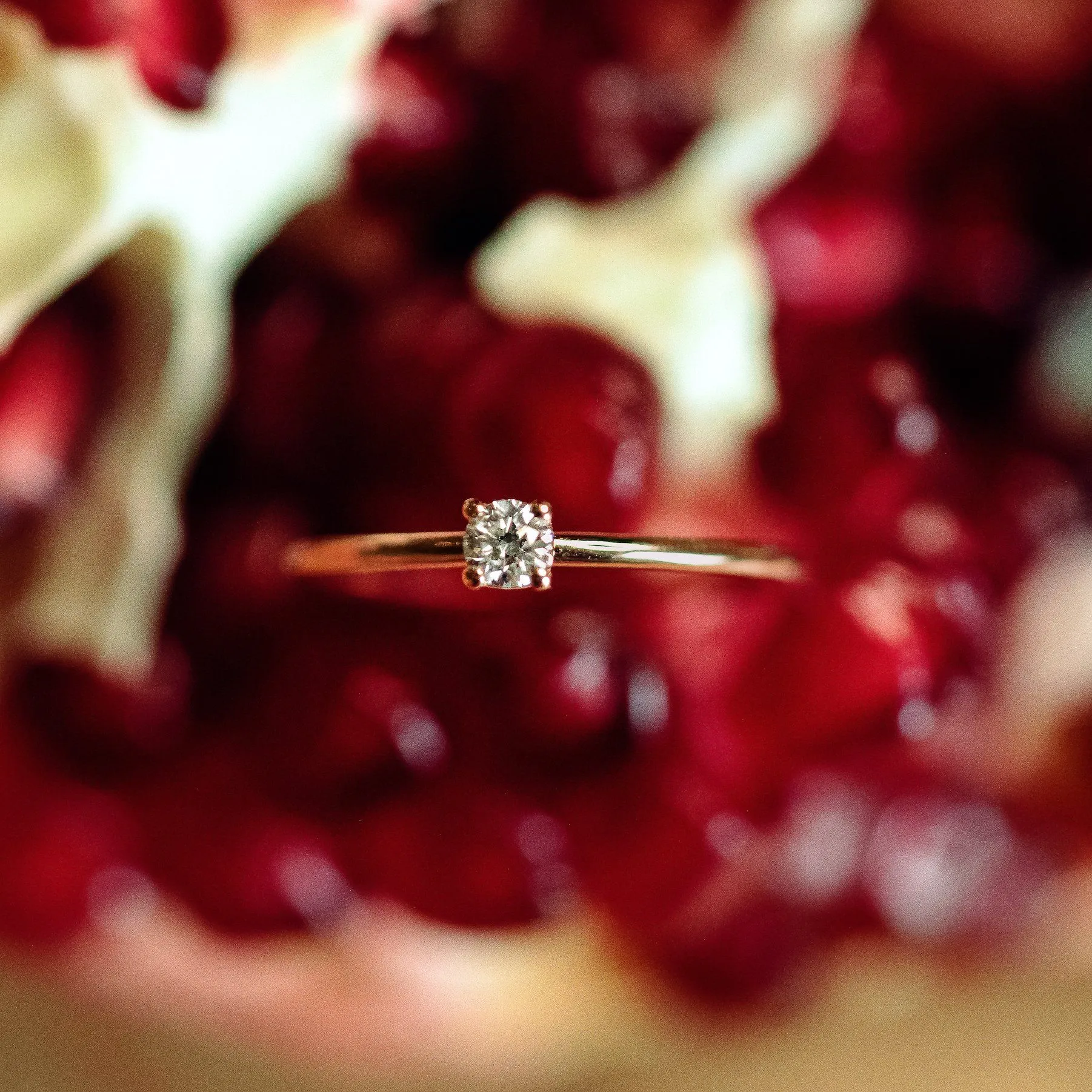 The Classic 4 Prongs Stack - 18K Gold / 48