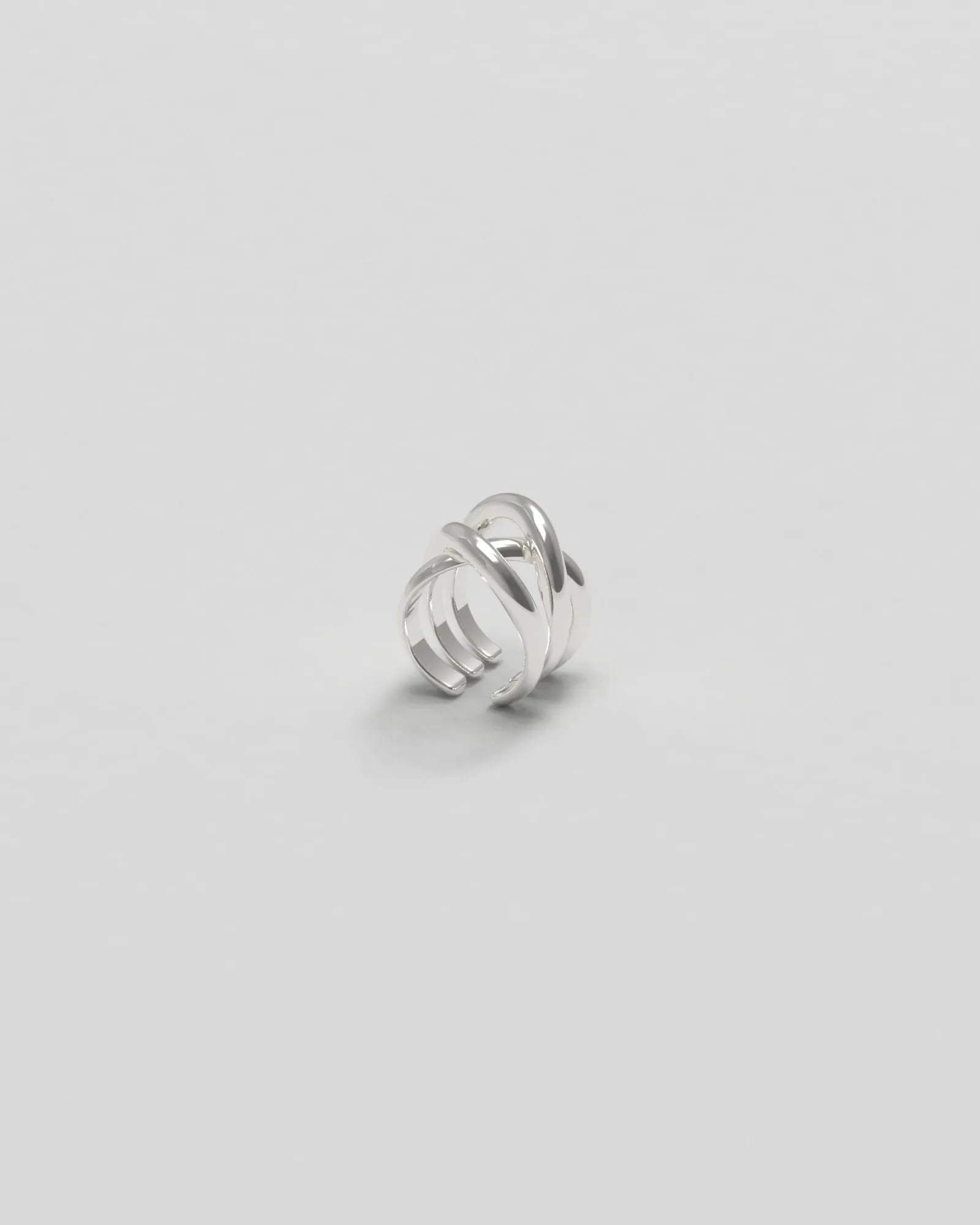 Thorn Triple Mix Silver & Gold Ear Cuff