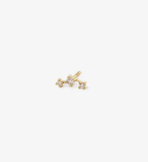 Trio Diamond Stud 0.09 - Single