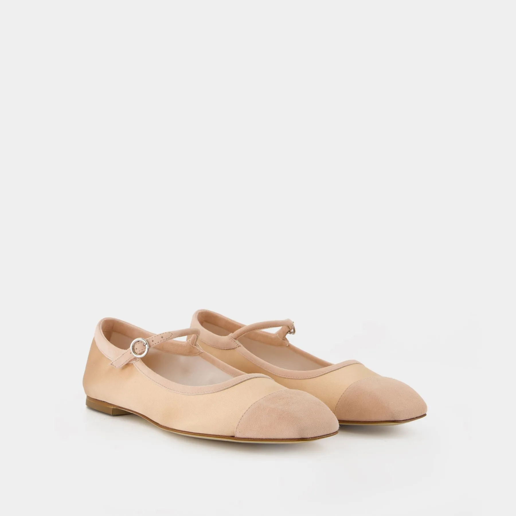 Uma Cap Ballerinas - Aeyde - Satin - Gold