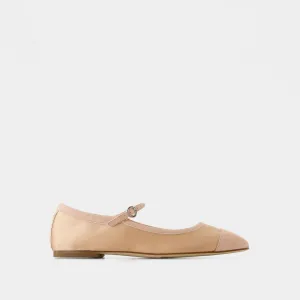 Uma Cap Ballerinas - Aeyde - Satin - Gold