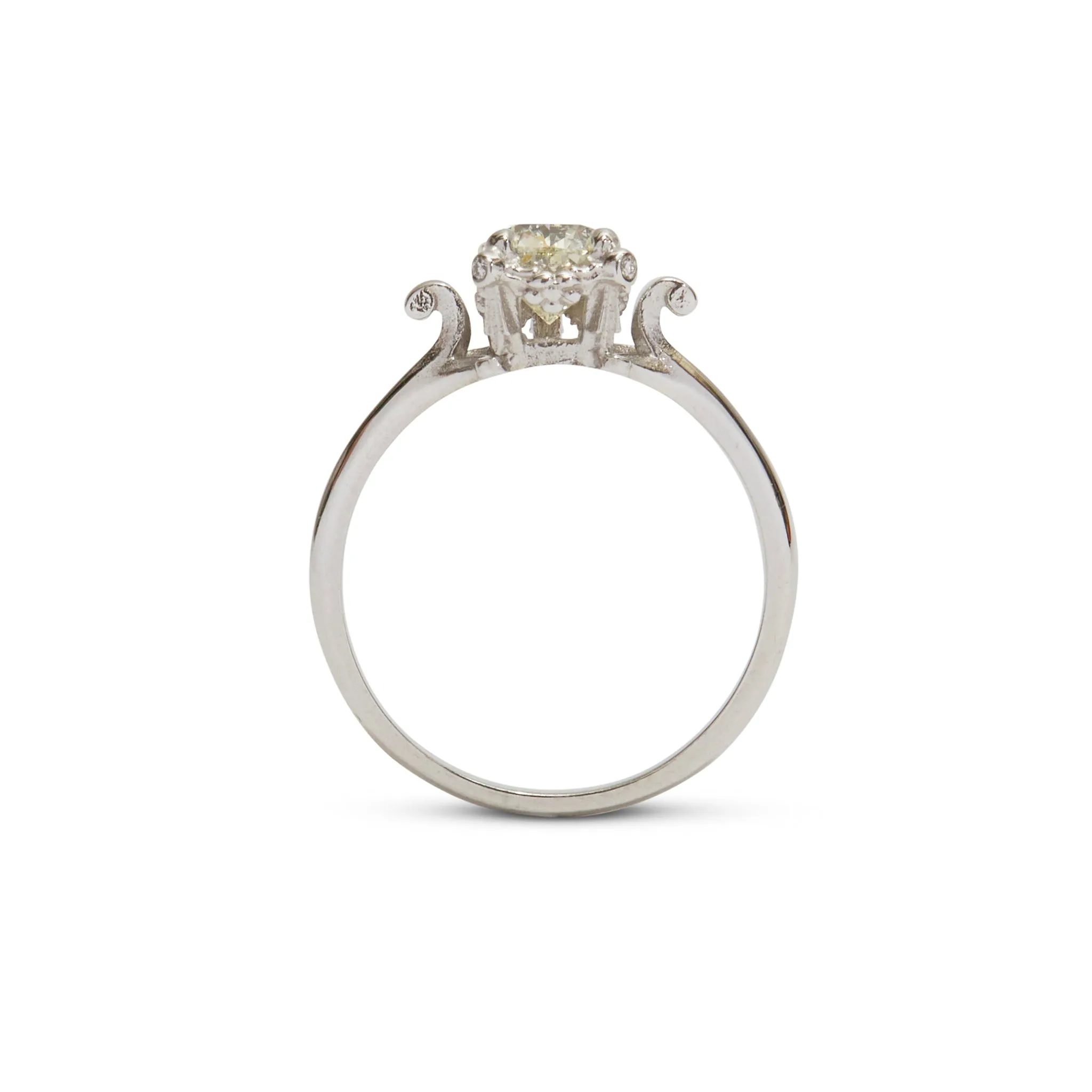 Veiled Drop Ring Pieces of Eight