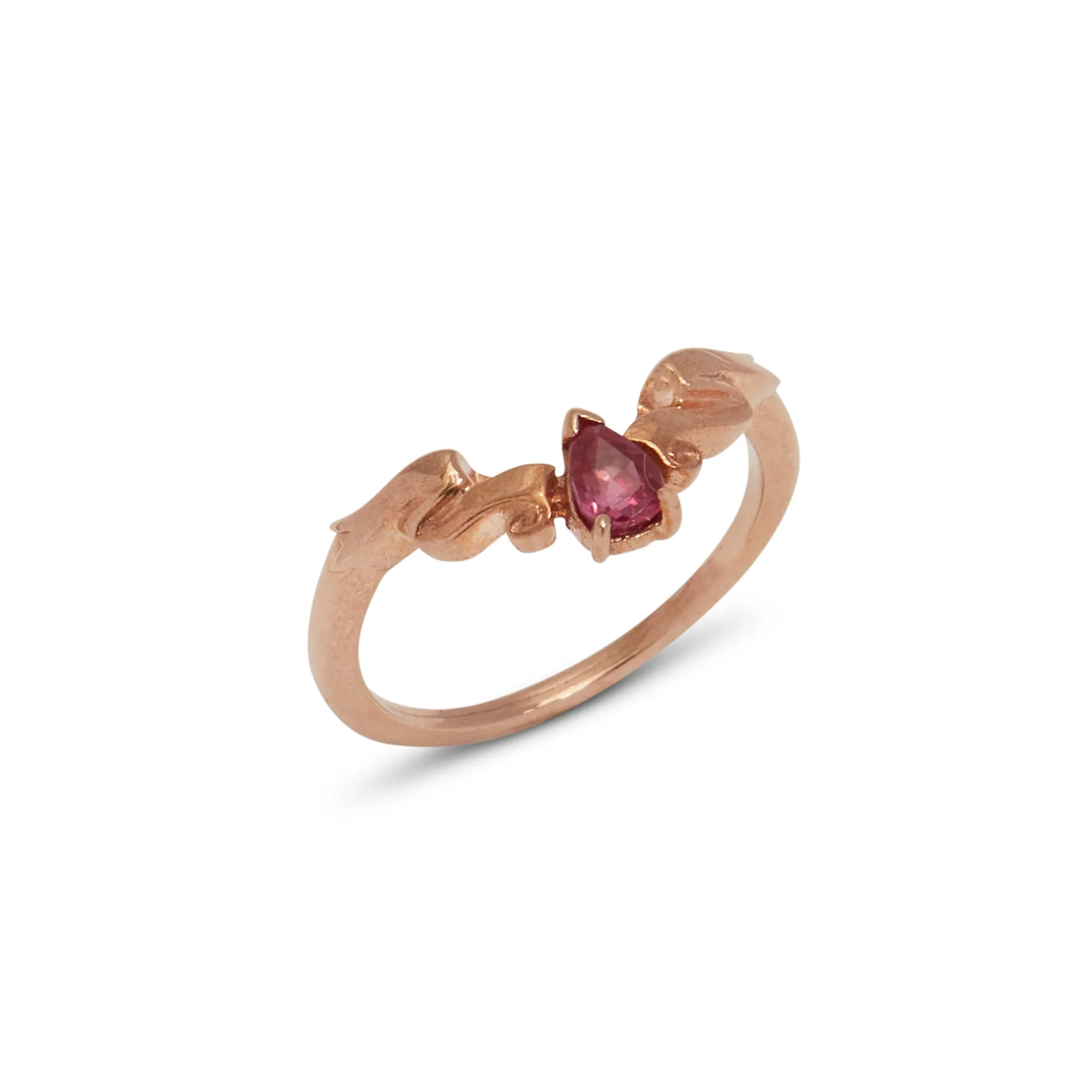 Veiled Ruby Ring Pieces of Eight